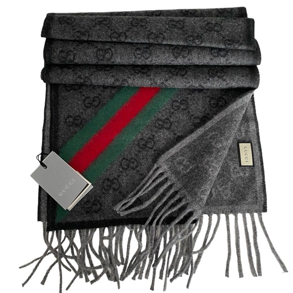 🔥🔥🔥new Authentic GUCCI scarf 100% wool - Picture 2 of 10